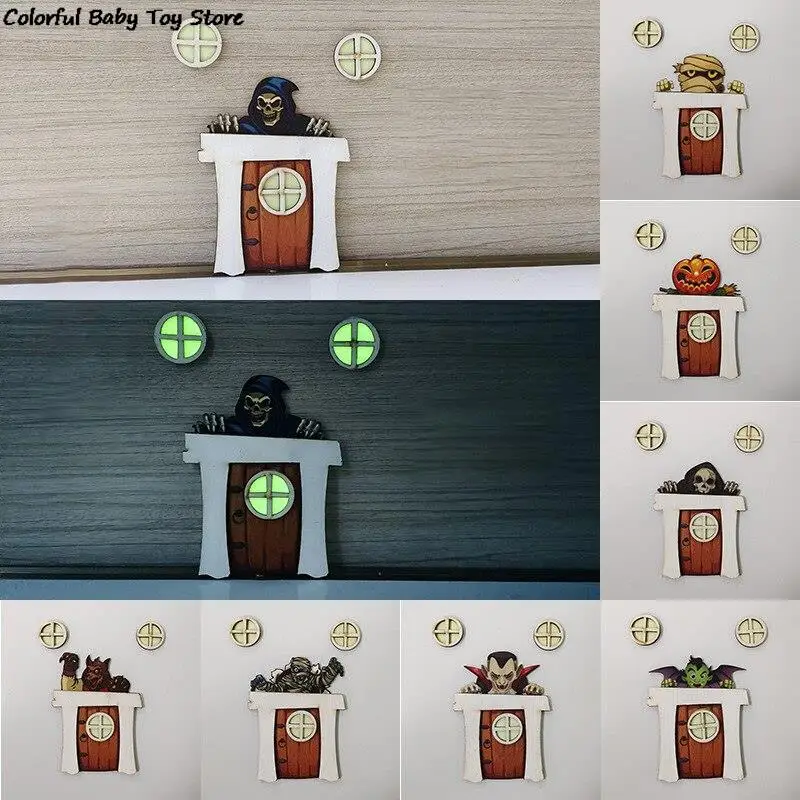 

Деревянный Сказочный эльф, дверь, садовый декор, кукольный дом, трехмерный сборный комплект, винтажный миниатюрный дом, подарок для детей «сделай сам»