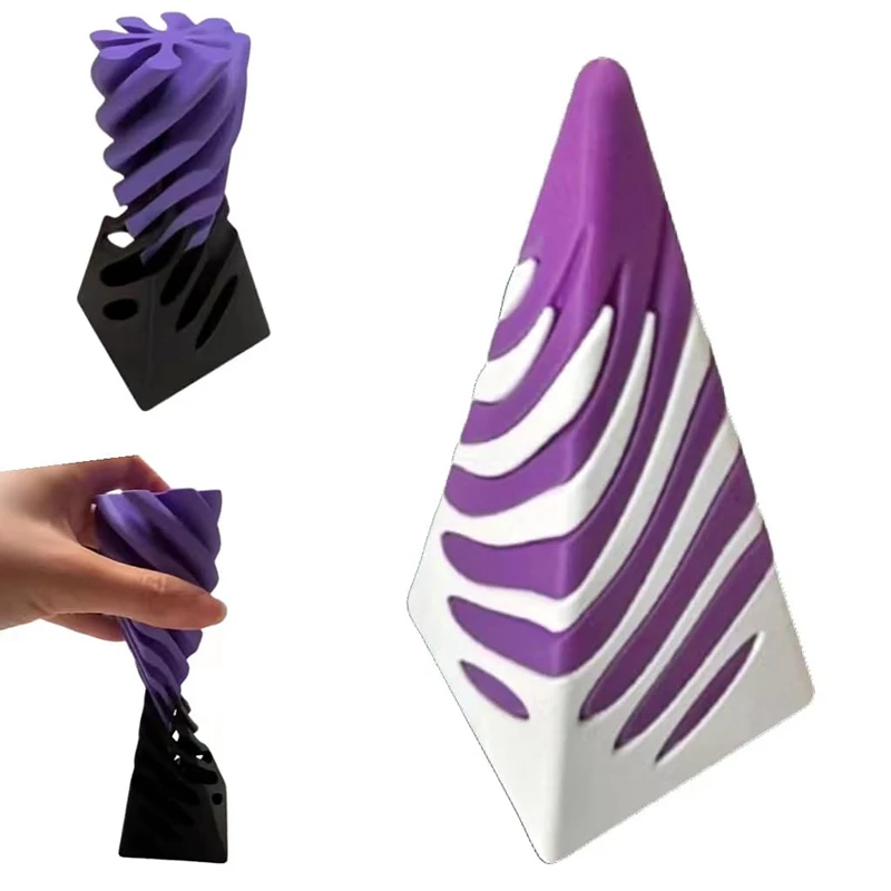 Креативная трехмерная невозможна пирамида скульптура миниатюрная египетская