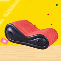 Inflatable Air Sofa Bed For Adult Couple Love Game Chair With Handcuffs Beach Garden Outdoor Furniture Foldable Sextoys