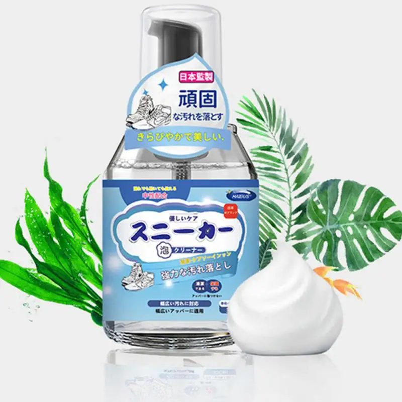 

Care Upper Detergent Deep Cleaning Shoe Shine Artifact Relieve Aging Delicate Foam Detergents Cleaning Supplies Foam Cleaner