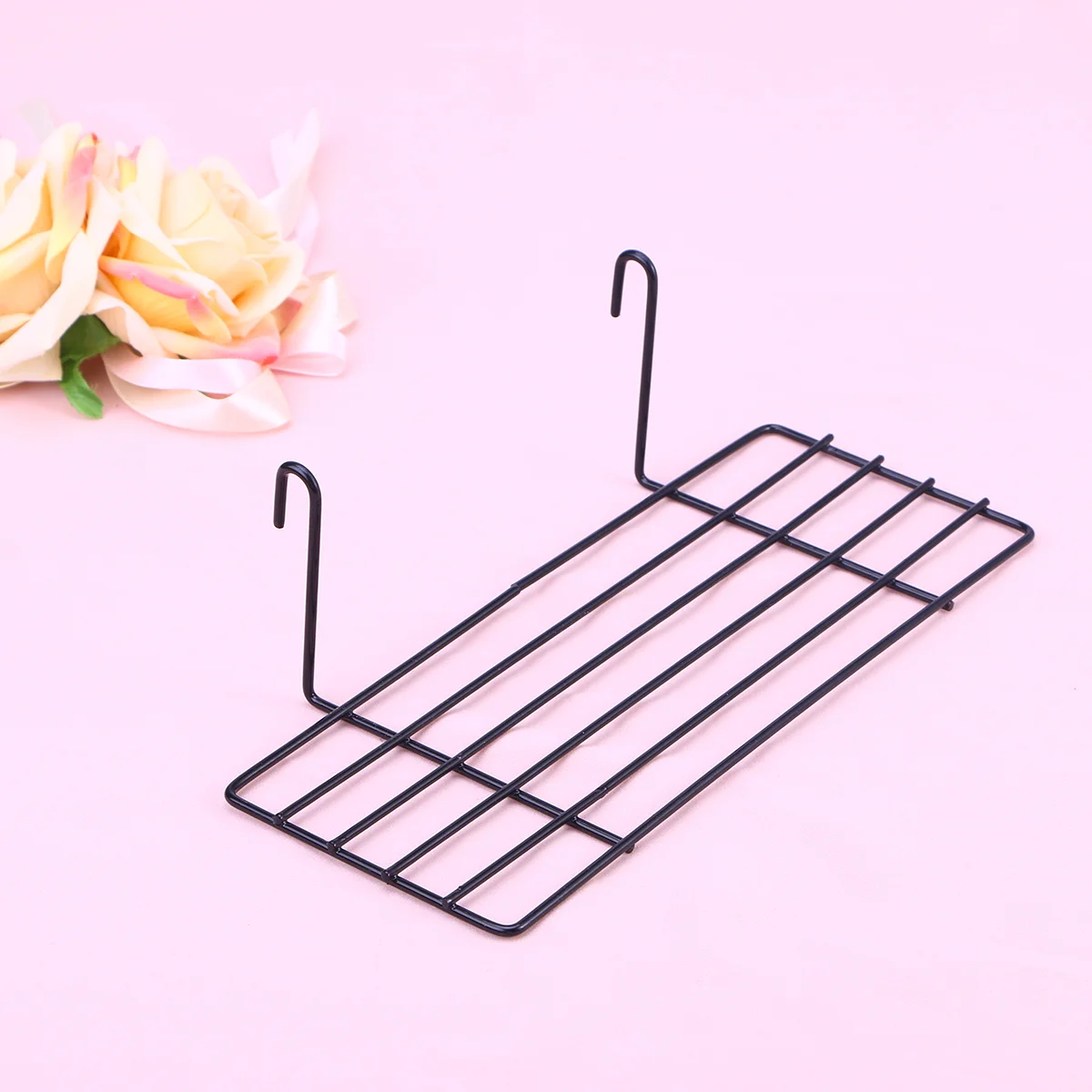 

Wall Grid Shelf Wire Basket Storage Panel Hanging Rack Shelves Straight Display Metal Organizer Accessories Photo Panels Baskets