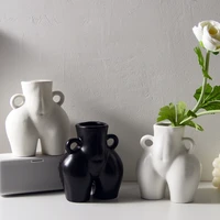 the body art ceramic modern sculpture home decoration statue decorative living room decoration tabletop flower vases ornament