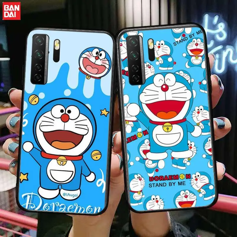 

Hot selling*Doraemon Black Soft Cover The Pooh For Huawei Nova 8 7 6 SE 5T 7i 5i 5Z 5 4 4E 3 3i 3E 2i Pro Phone Case cases