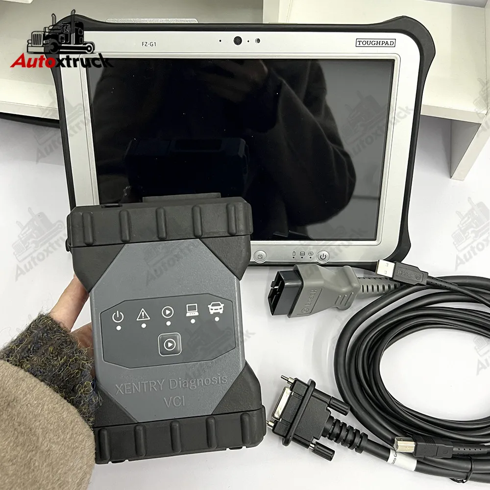 2023,6 SSD полный комплект оригинальный MB C6 DoIP Xentry VCI WiFi с FZG1 планшет мультиплексор для грузовика автомобиля диагностический инструмент