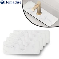 4pcs kitchen microfiber faucet absorbent mat sink splash guard splash drying towel countertop protector for kitchen bathroom