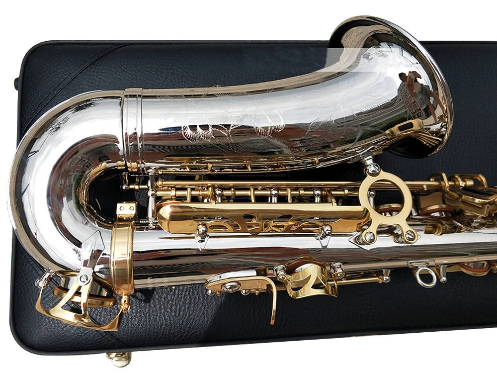 Саксофон Jupiter JAS 1100SG Alto Eb Tune латунный никель посеребренный корпус золотой лак ключ