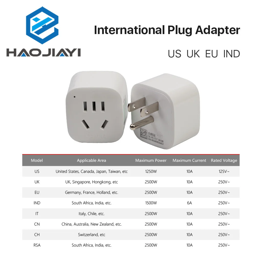 Высококачественный практичный Универсальный адаптер питания для США