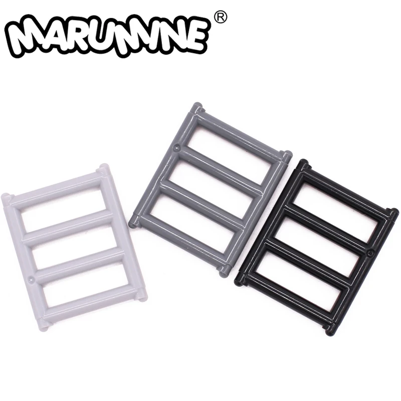 

Строительные блоки MARUMINE MOC, 62113 деталей, забор 1x4x3, перила, короткая лестница, городские дома, 80 шт., классические Креативные аксессуары