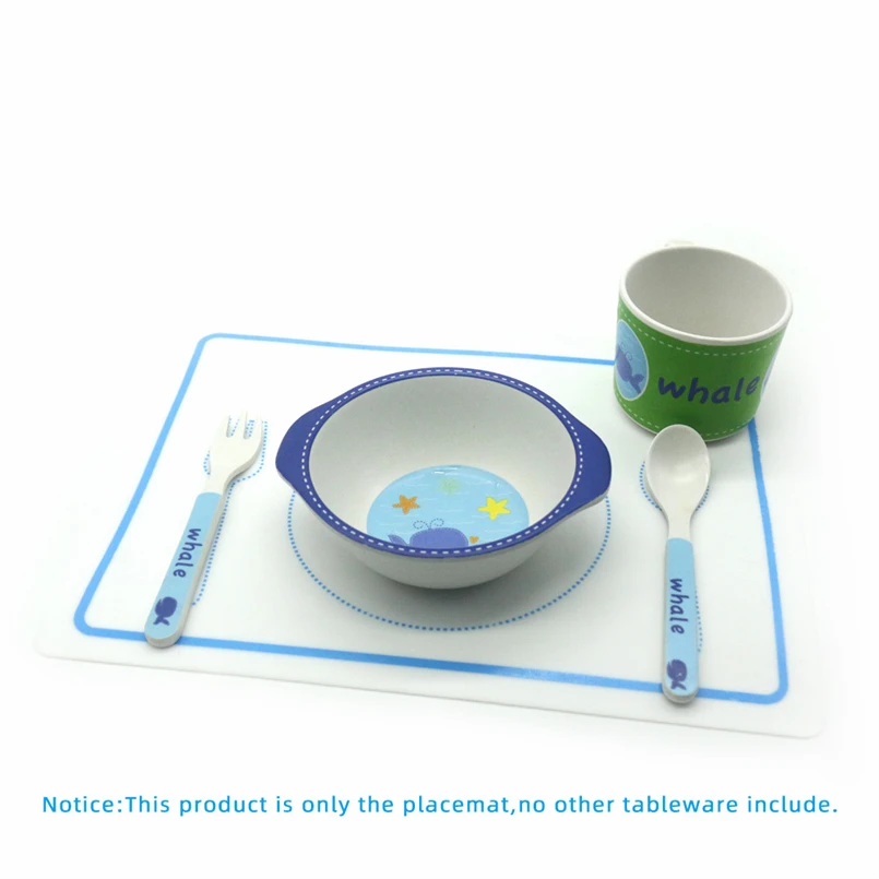 

Montessori Life Material Silicone Waterproof Placemat Table Mat Heat Insulation Washable Durable For Children Dining D65Y