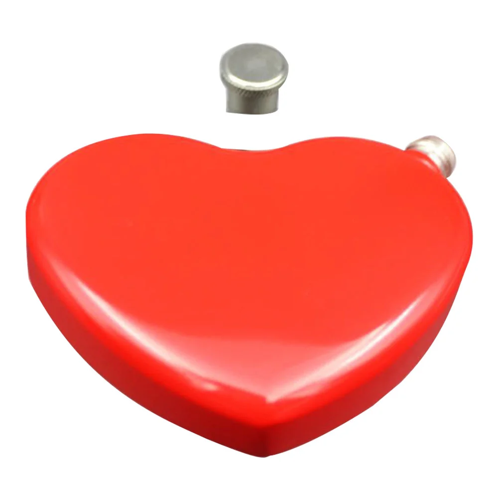 

Flask Hip Bottlecamping Watersteel Portablewhiskeystainless Outdoor Pocketbar Heart Beer Gym Bottles Flat Drinking Craft Shaped