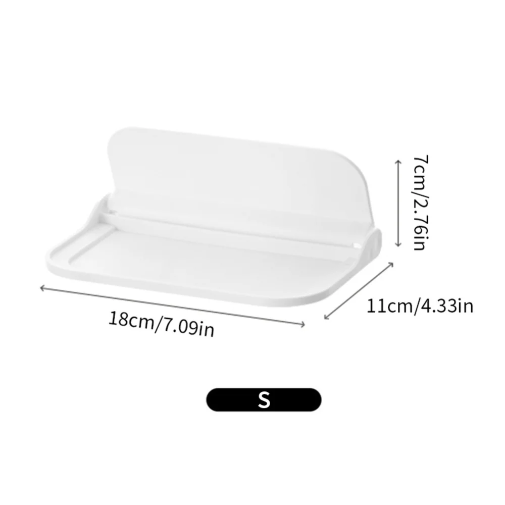 Полка для полотенец в ванную комнату складная конструкция из АБС-пластика