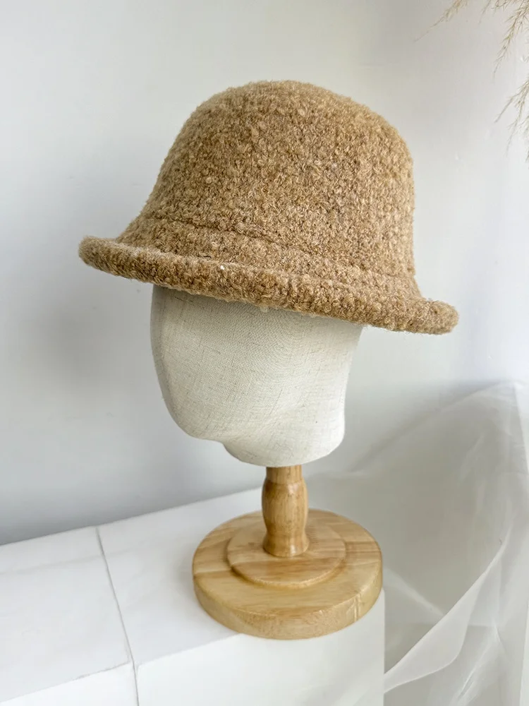 Осенне-зимняя утолщенная теплая плюшевая рыбацкая шапка японская модная