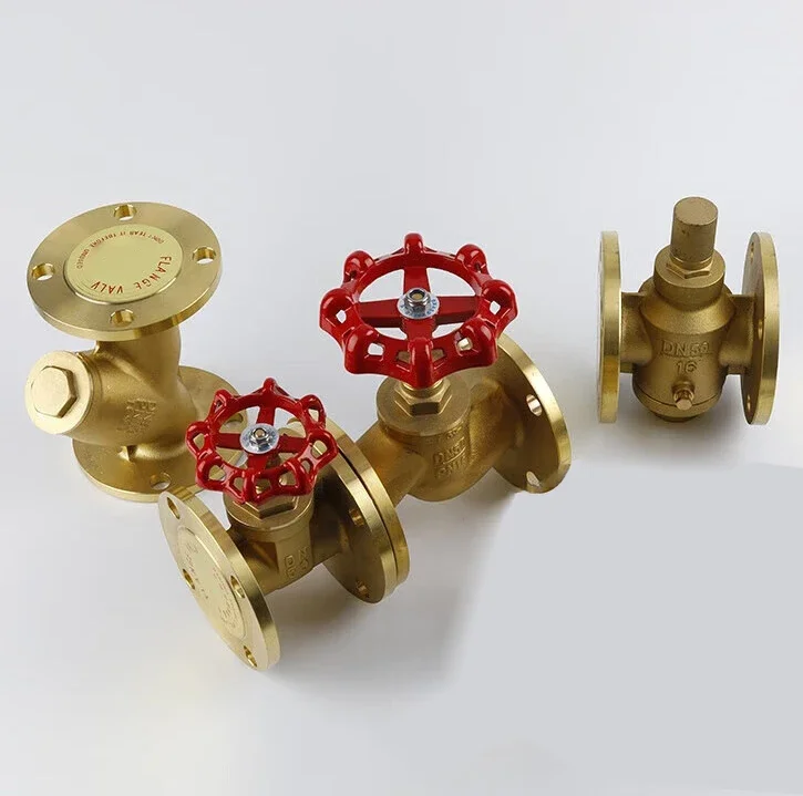 TKFM заводской литейный dn40 ручной фланцевый латунный задвижной клапан