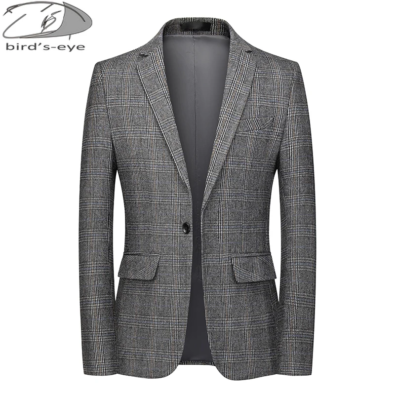 Новинка 2021 осенний мужской блейзер Модный облегающий повседневный костюм для