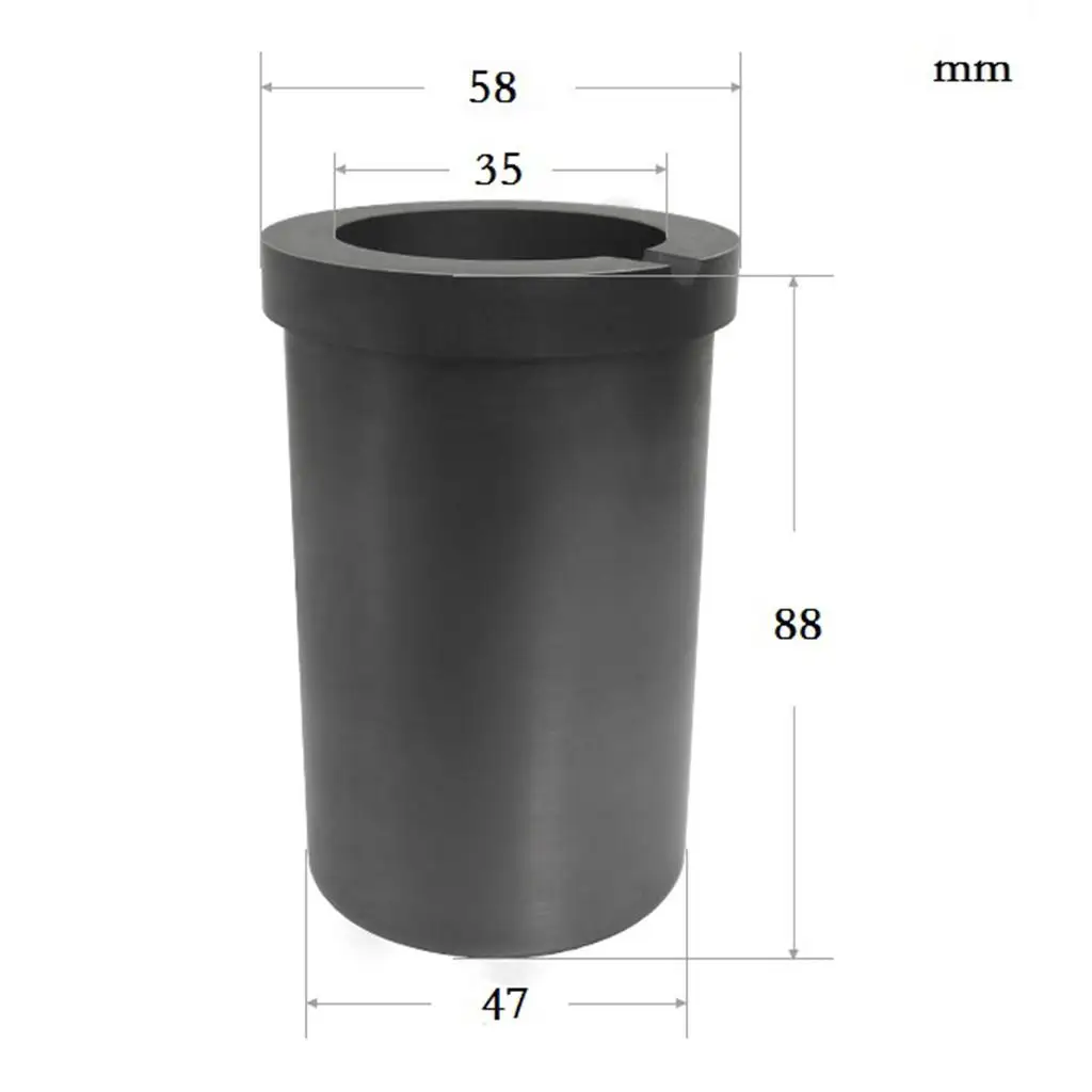 

High Melting Crucible for High Temperature Gold, Silver and Metal Casting, Corrosion Resistance, Impact Resistance