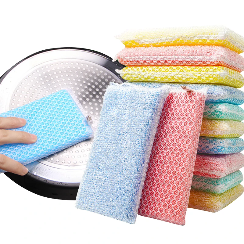 3/5 шт губки для мытья кухни двухсторонняя губка для посуды впитывающие мягкие кухонные губки для сковороды посуда очиститель