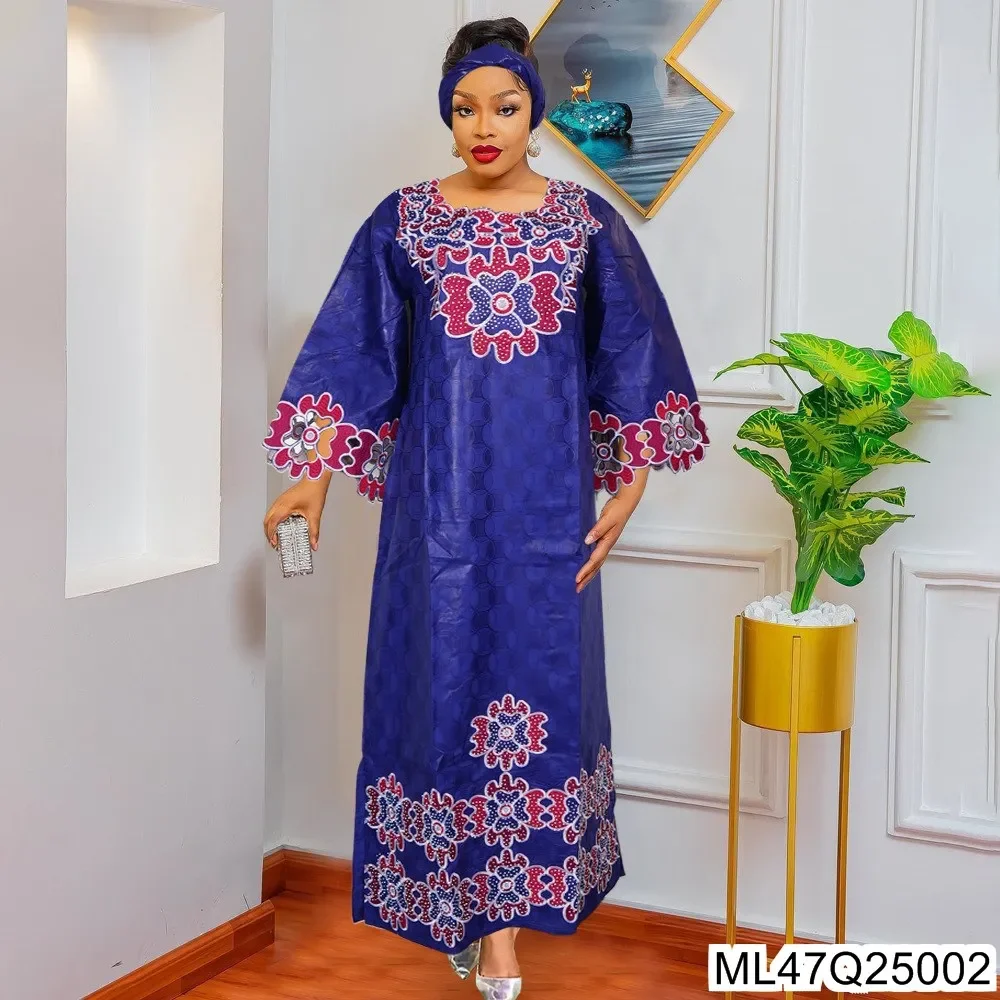 2025 Новые мусульманские женские халаты жаккардовое платье больших размеров на
