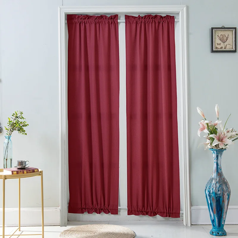 

Pure Color Curtain for children's bedroom living room bedroom Home Decor Windows Curtains