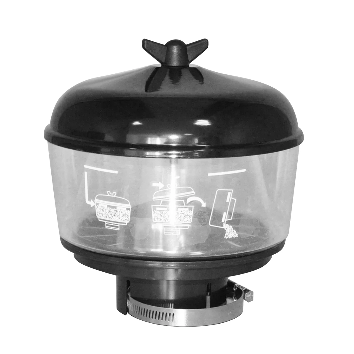 

3Inch/77mm Water Trap Snorkel Head Air Ram Head Pre Cleaner Sand Cup for Ram 9Y9431 8H2021 1S5159