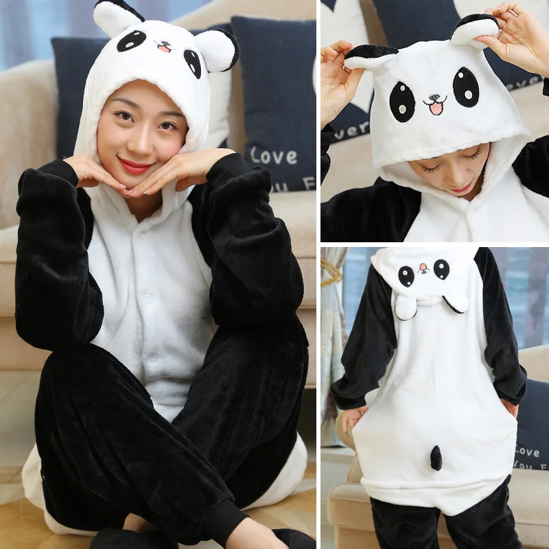 

Children Panda Pajamas Cosplay costume Winter Sleepwear Boys Onesies Girls Pajamas Sets Stitch Unicorn Animal Kids Pyjama Pijama
