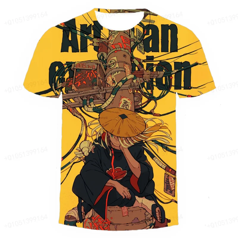 

Naruto T-shirt 3D T-shirt anime children's T-shirt Kakashi T-shirt children's clothing vortex Naruto street sports casual shirt