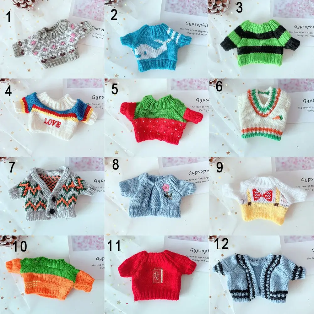 Soft Mini Birthday Gifts Overalls Home Decoration Animal Dolls Accessories Plush Toy Clothes Kids Toys Sweater | Игрушки и хобби
