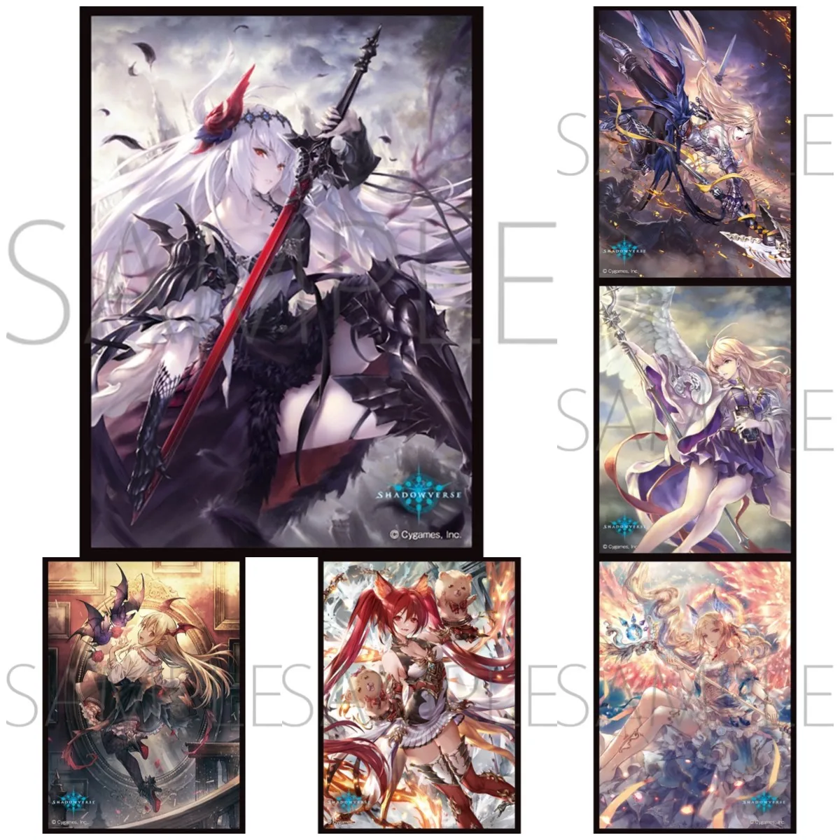 

5 шт. Аниме игра Shadowverse карточный рукав Vampy Kerberos магнитная защита Хобби Коллекционные Предметы подарок игрушки
