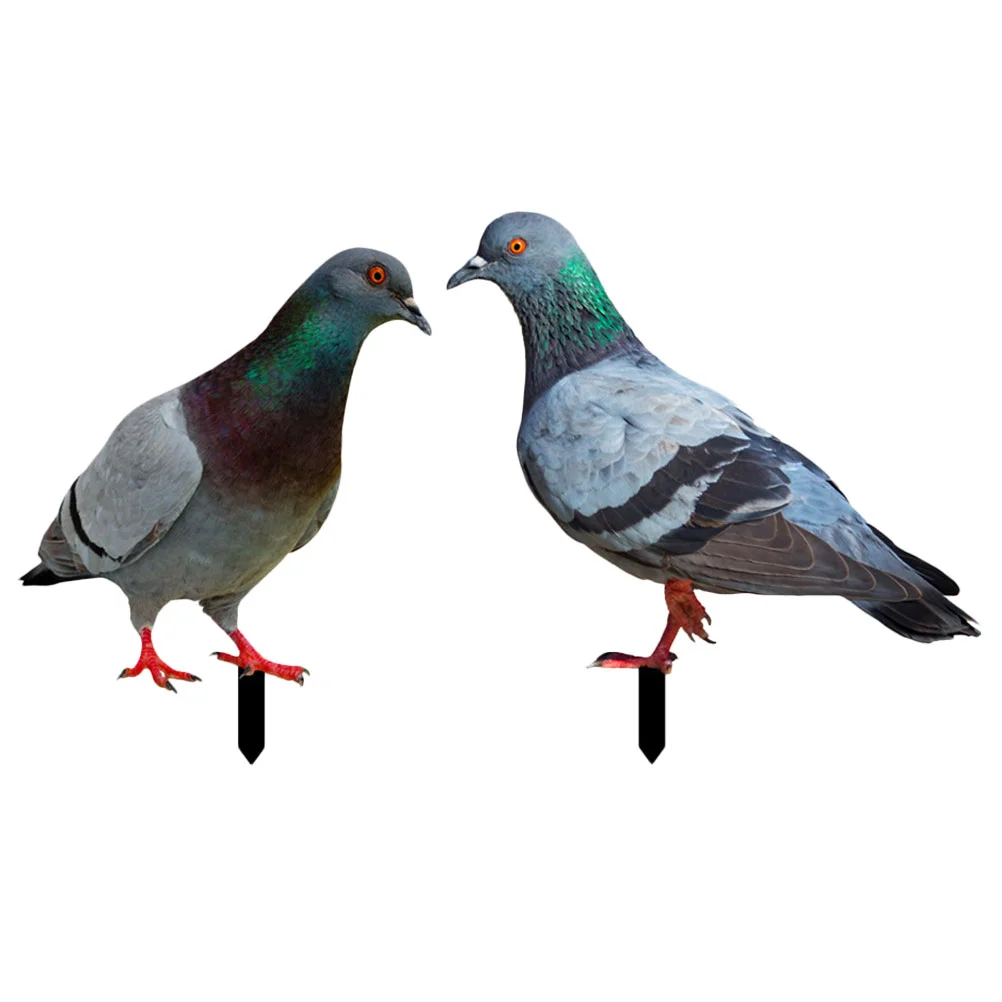 

Garden Animal Bird Yard Pigeon Stake Figurines Lawn Statues Sign Decor Outdoor Decoration Stakes Birds Dove Artificial Statue