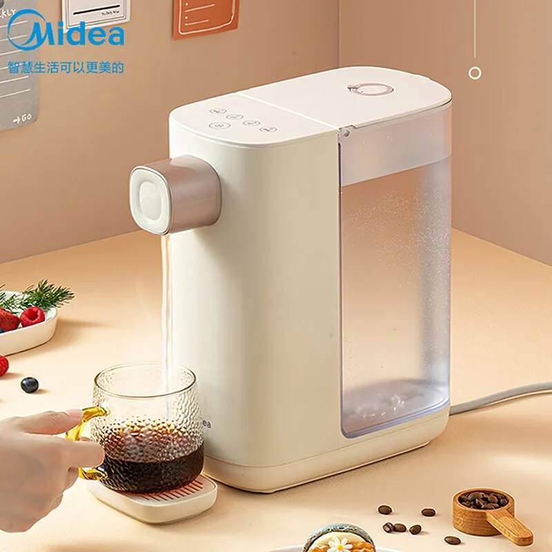 

Midea household desktop electric kettle instant hot water dispenser one-button smart quick-heat 4-stage water temperature 3L