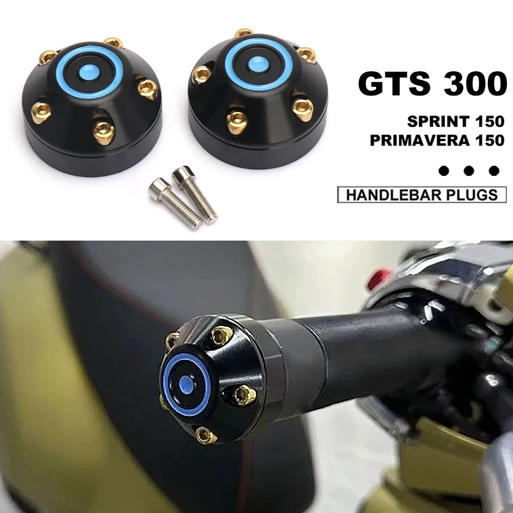 Новые аксессуары для мотоциклов ручки заглушки руля Vespa Sprint 150 Primavera GTS300 GTS 300
