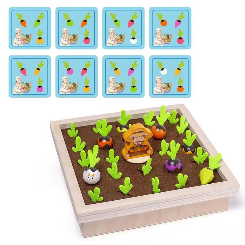 

Carrot Harvest Game Farm Toys Shape Sorting Puzzle With 24 Different Carrots Educational Toys Montessori Toys For Toddlers Boys