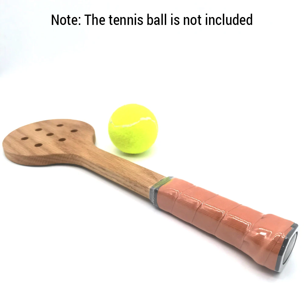 Деревянная теннисная ракетка для тренировок и тренировок. Идеально подходит