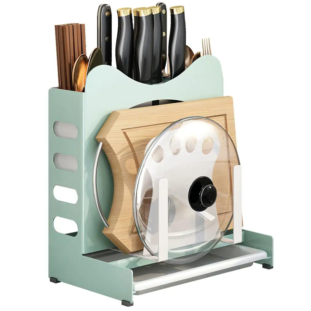 

Многофункциональная подставка для кастрюль, Подставка для столовых приборов, подставка для хранения ножей кошачьих ушей, Подставка для сто...