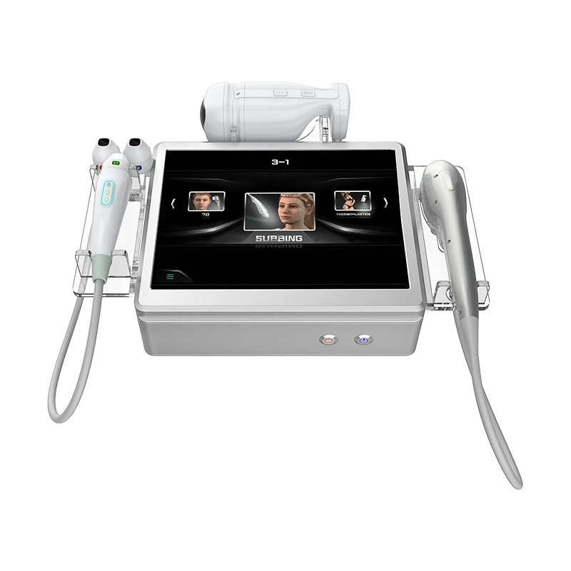 

3 in 1 Portable 7D Machine Liposonic VMAX hifu Cartridges Anti-Wrinkle Face Lifting Skin Tightening Machine Beauty Health Device