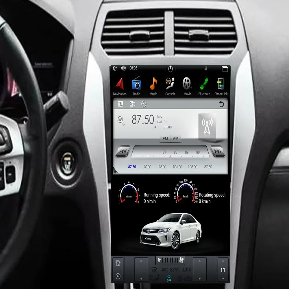 Автомагнитола Tesla для Ford Explorer 2013-2018 Android 9 0 стерео вертикальный экран GPS-навигация