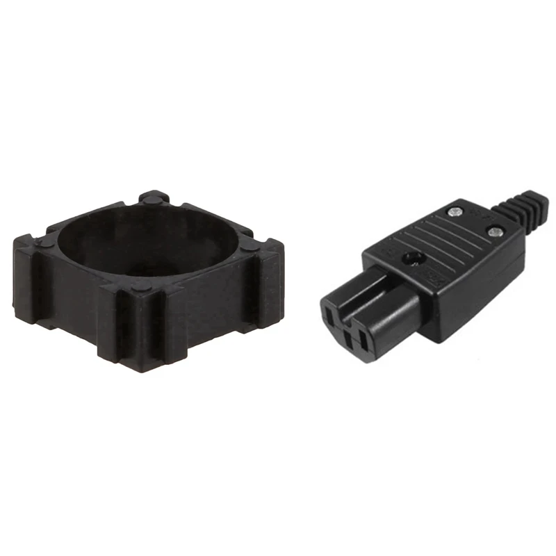 

IEC320 C15 Female Outlet Socket Power Adapter Connector AC 250V 10A With 50Pcs 1X Cell Holder For 18650 Battery Pack