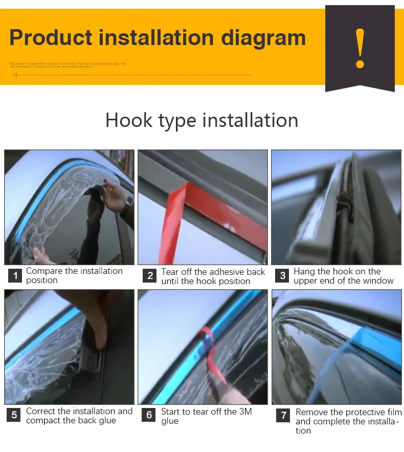 4 шт. автомобильный оконный козырек для Volvo EX30 ZAMC Motor Company 2023 ~ 2025 2024 дефлектор