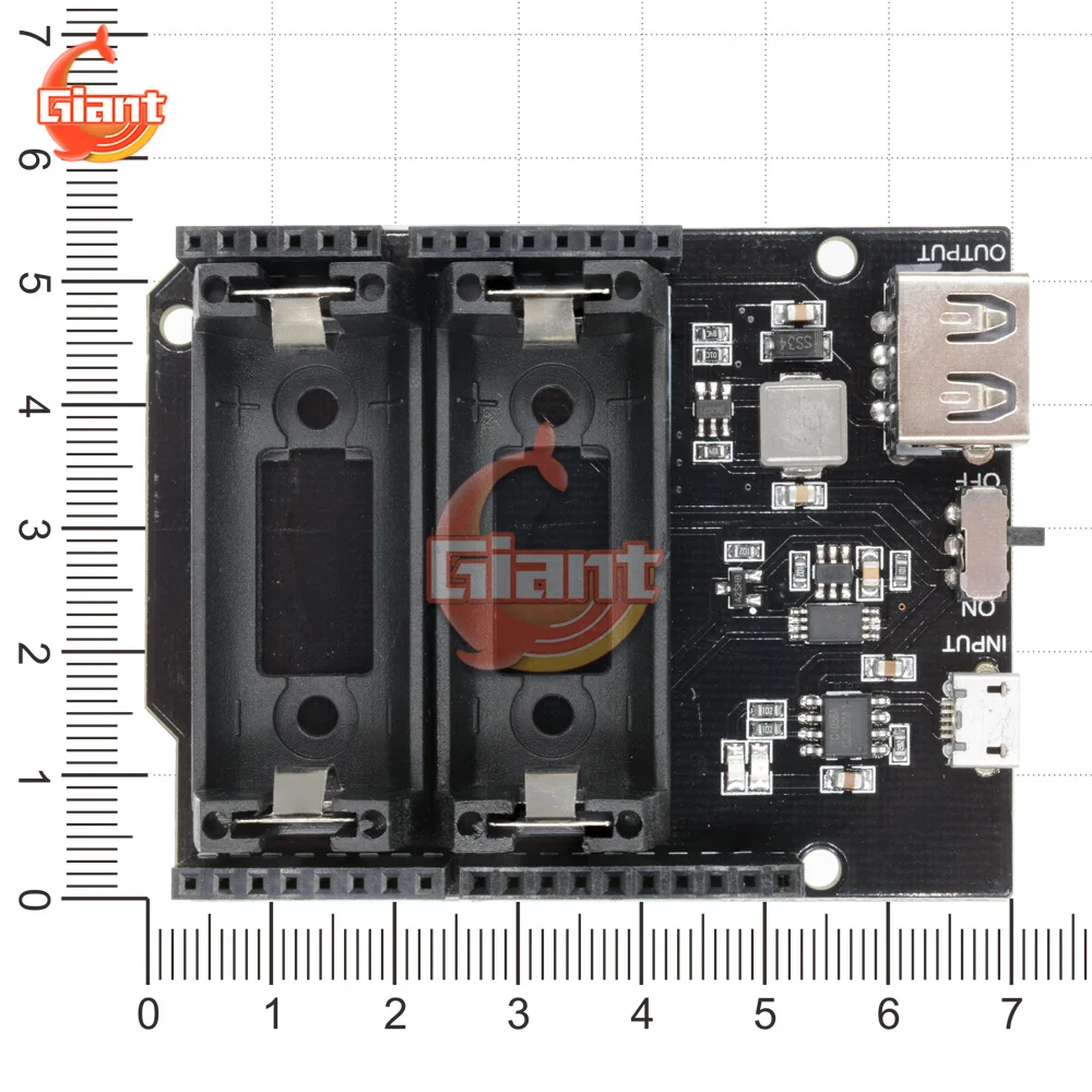 Двойное зарядное устройство для литиевой батареи 16340 защитный модуль ESP8266 ESP32