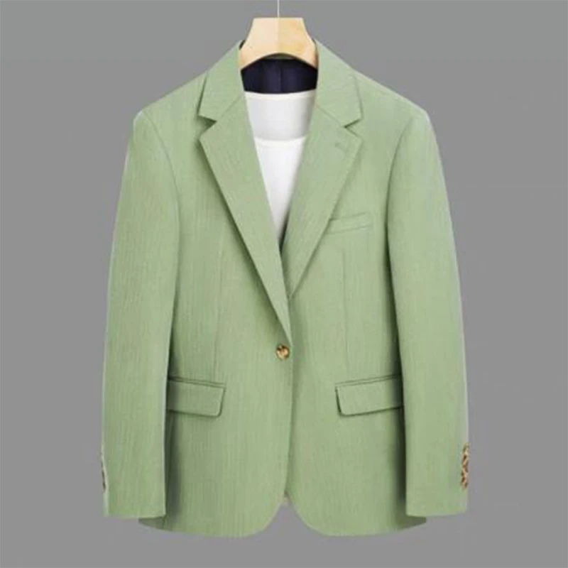 MH103 Мужской весенний новый модный повседневный топ с защитой от морщин и глажки