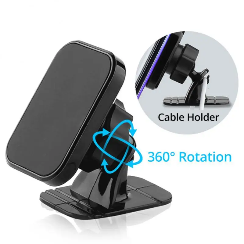 

Universal Magnetic Car Phone Holder Strong Magnetic Magnet Mount Bracket 360 Rotation Mobile Cell Phone Holder Stand