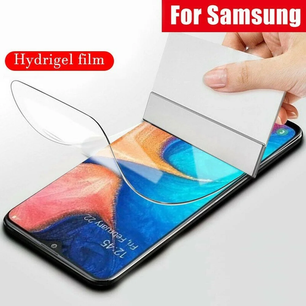 

Hydrogel Film For Samsung Galaxy Note 20 Ultra S20 FE S10 Plus S9 Plus A51 A71 A21 A52 A72 A31 A41 S20 Ultra Clear Case Friendly