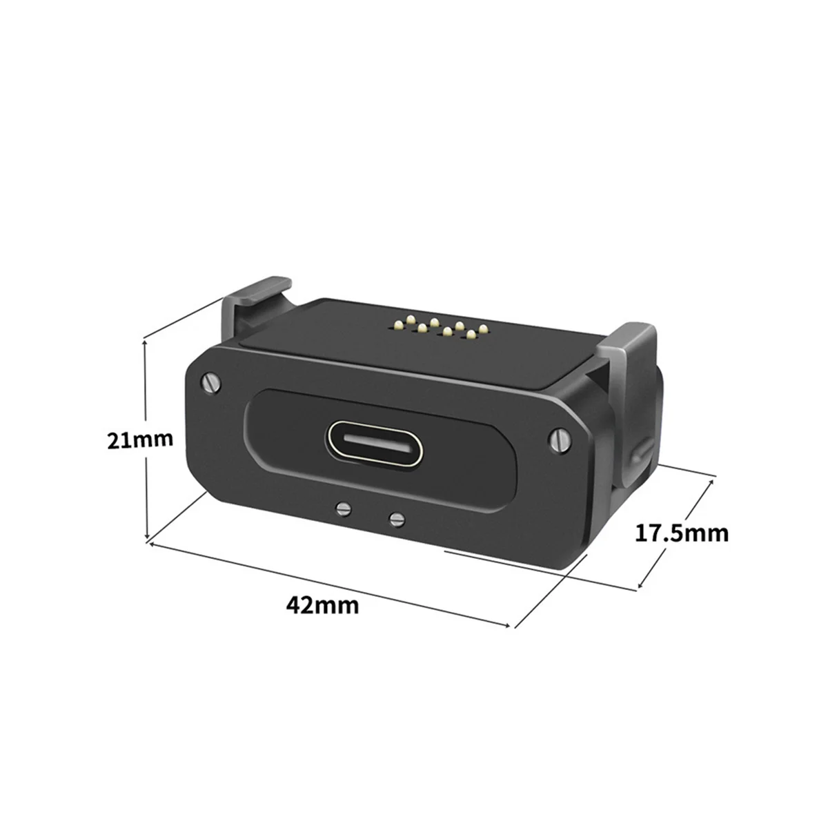 

2 In1 Magnetic Charging Adapter Foldable Tripod Mount 1/4 inch Interface for ACTION 2 Action Camera