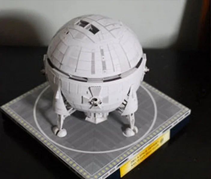 Фото Овен 1B лунный космический корабль 3D имитация космической бумаги модель игрушка ручной работы №2
