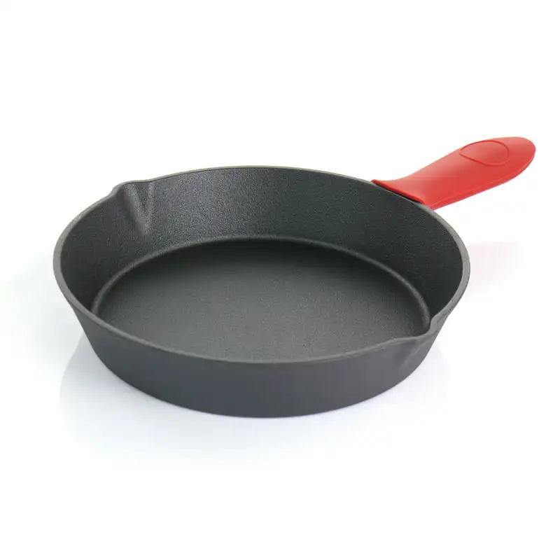 

4 Piece Cast Iron Set with Silicone Handles
