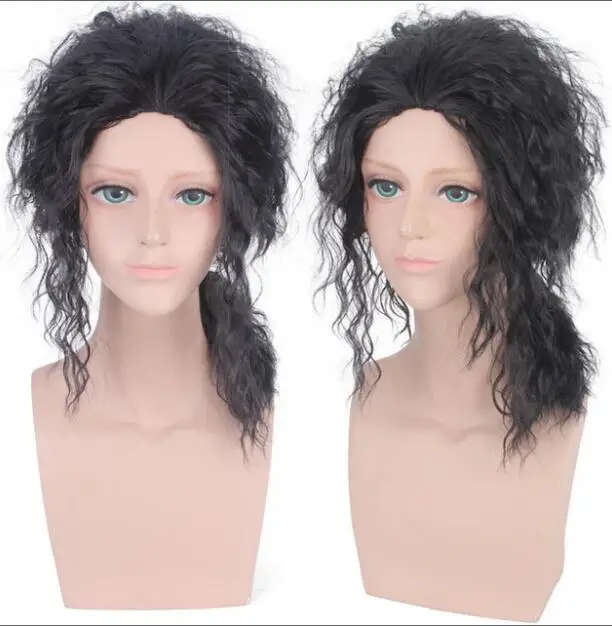 Парик для косплея Майкла Джексона из аниме Черные Кудрявые термостойкие волосы