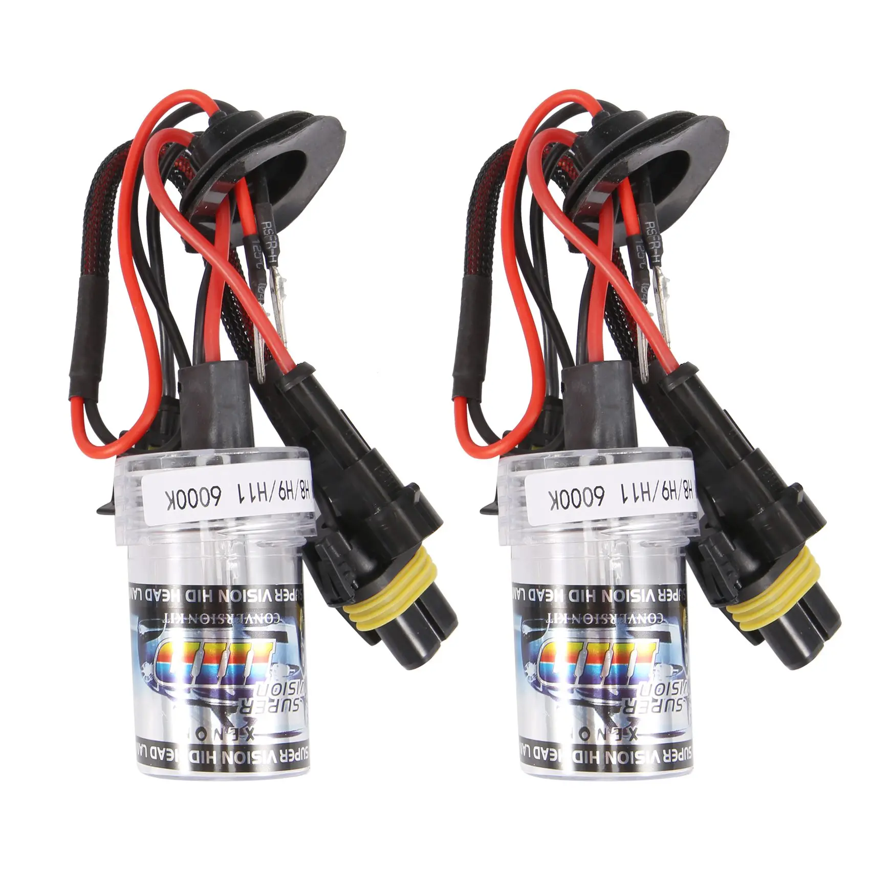 

2 x H8/H9/H11 HID Xenon Replacement Bulb 2 Bulbs Headlight 35W Lamp Light 6000k