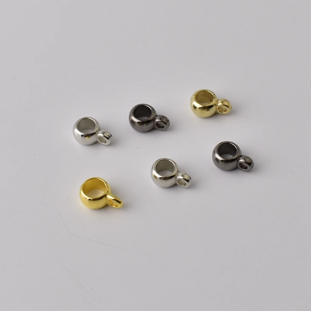 50Pcs/Lot 8 10mm Pendant Clasps Hooks Big Hole Bead Connector For Bracelet Charms Diy Jewelry Making Supplies Accessories - купить по