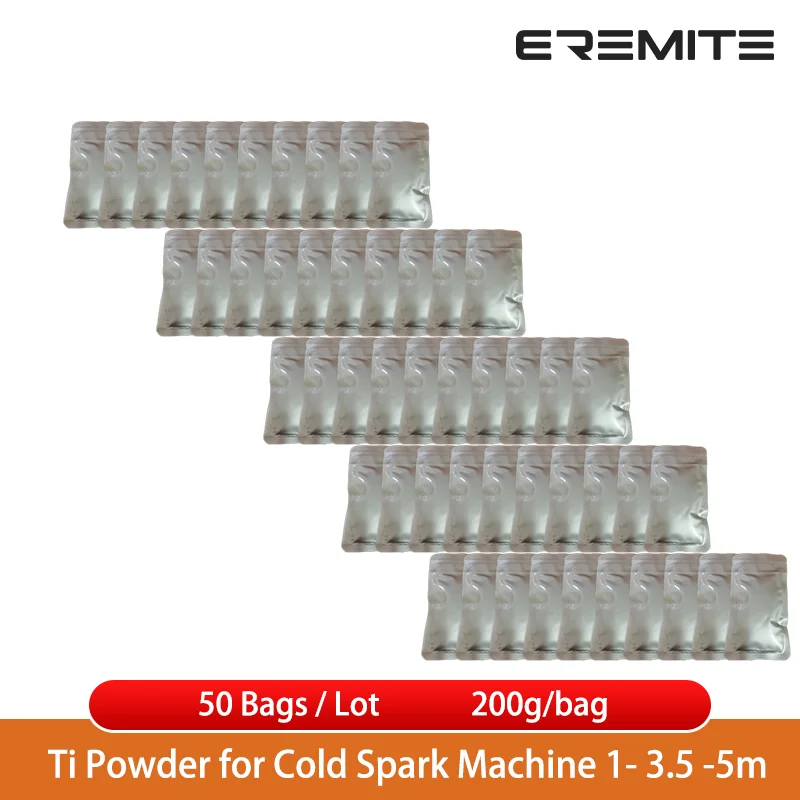 40bags /Lot Ti Powder for Cold Spark Machine Dust MSDS Bar Light Party  Wedding DJ Stage Effect Dmx Indoor Outdoor