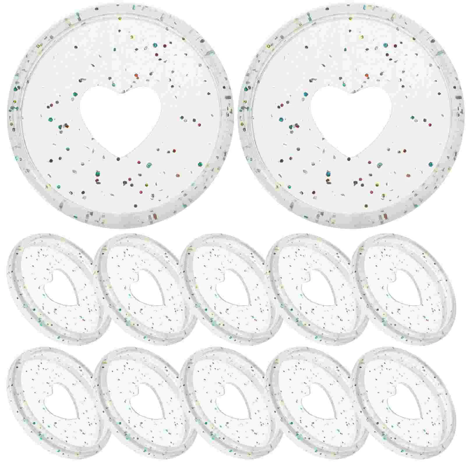 

50 Pcs Binder Discs Plastic Binding Tools Notebook Accessories Buckles Notebooks Supplies Loose-leaf Round Discbound