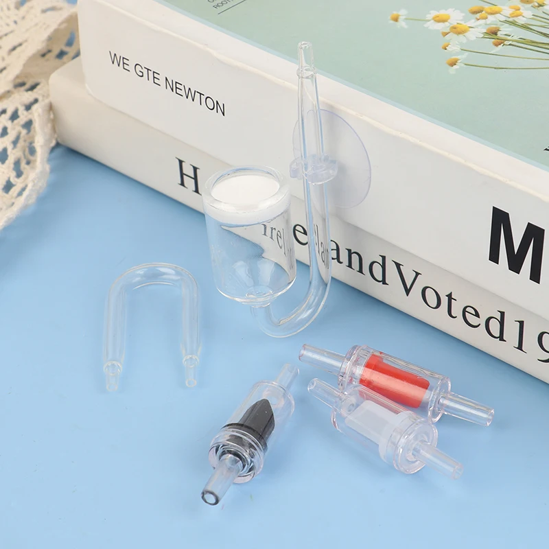 4 в 1 набор диффузора CO2 для аквариума регулируемый клапан U-образный разъем